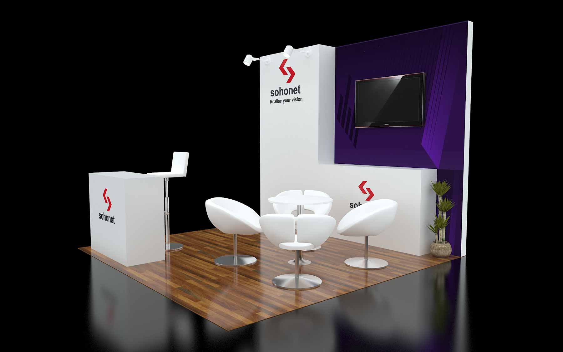 ves10100003 0X10 booth space Vsky Expo Design